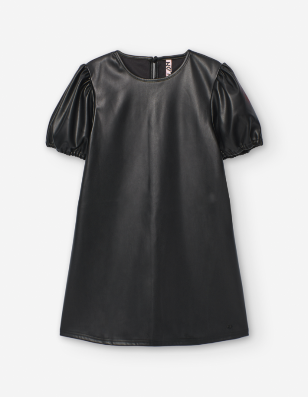 slim fit dress slacks Tween Faux Leather Puff Sleeve Dress – Jaxson Layne Kids Co