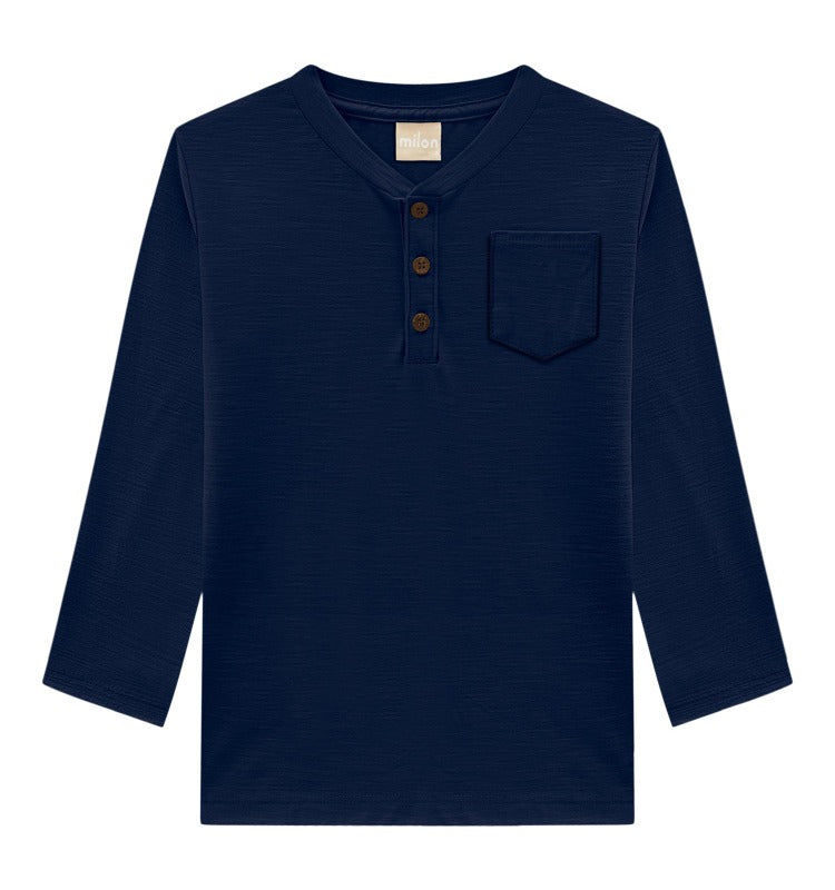 Essential Henley - Navy