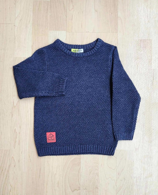 Navy Knit Sweater