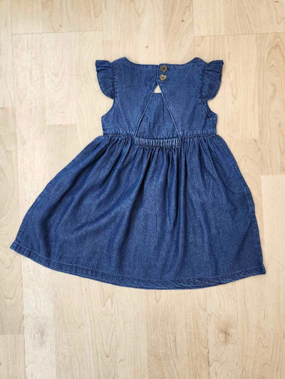 Denim Chambray Rainbow Dress