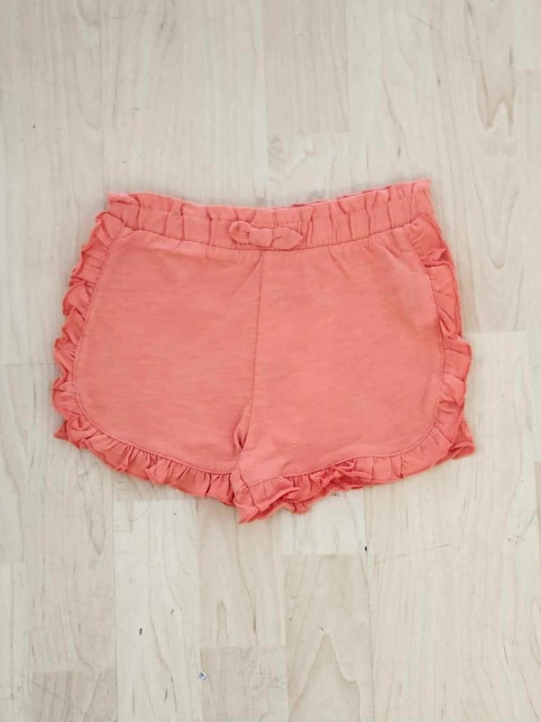 Essential Ruffle Shorts - Coral