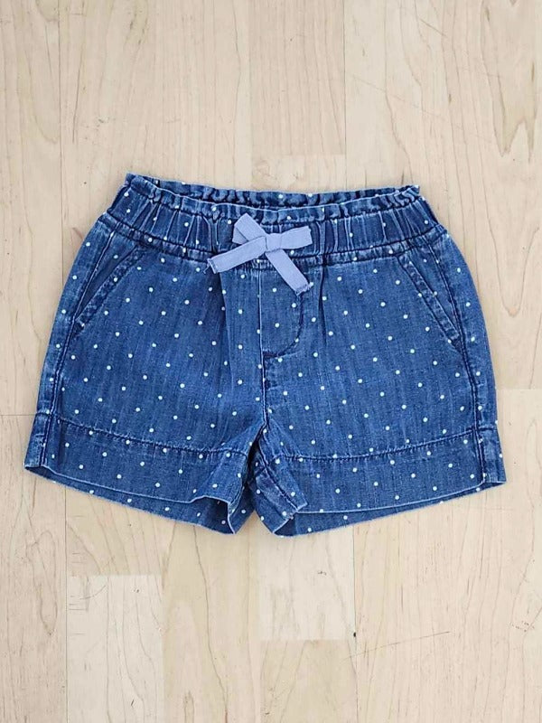 Chambray Polka Dot Shorts