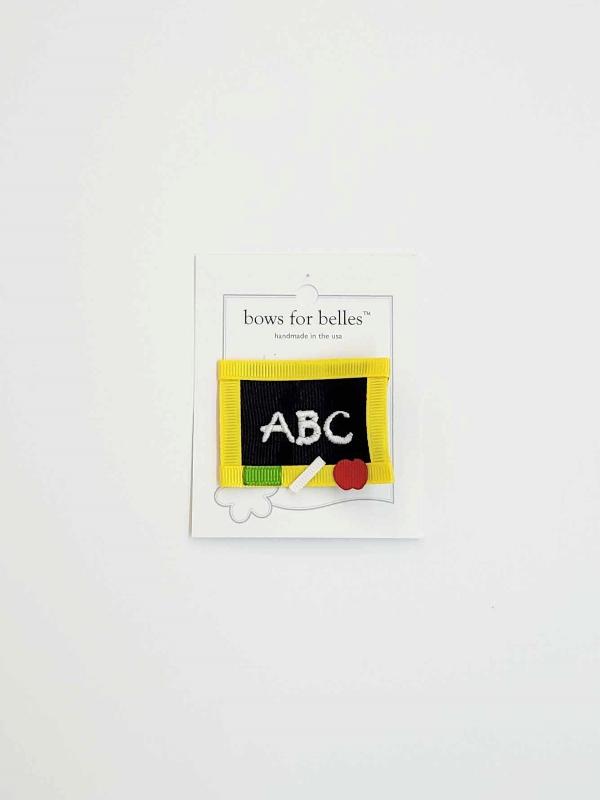 ABC Chalkboard Hair Clip