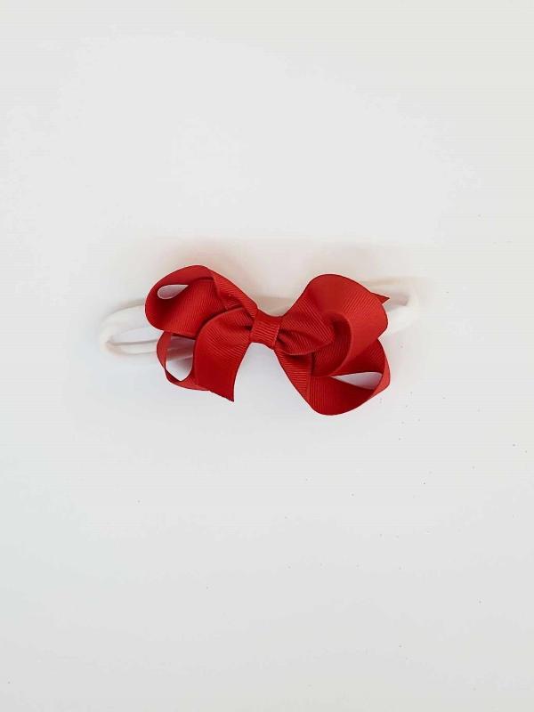 Nylon Headband - Small Bow