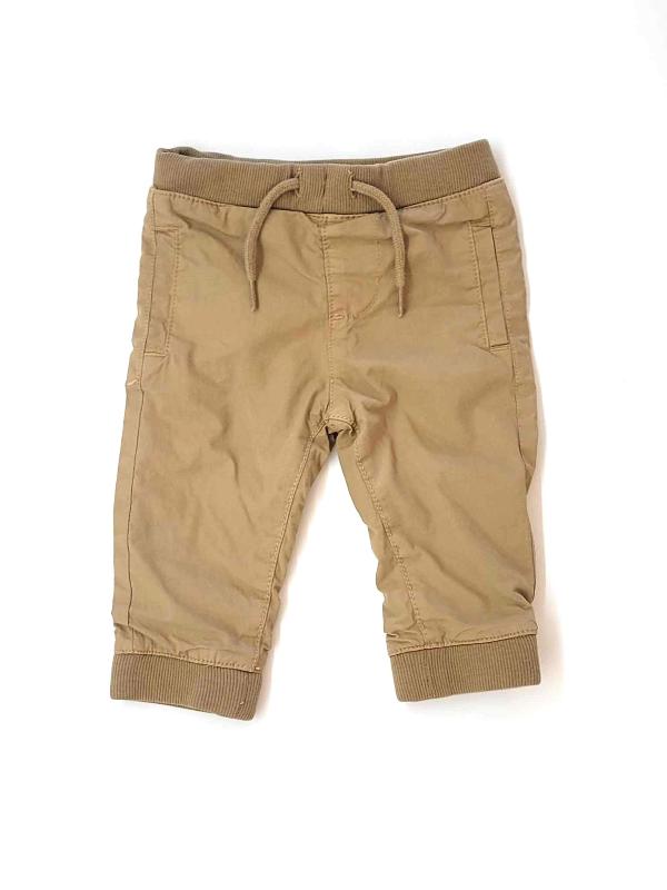 Khaki Pull On Pants