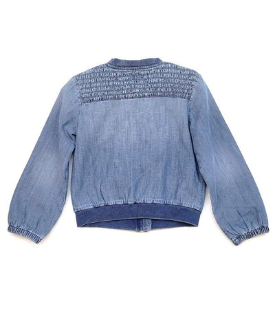 Toddler Denim Bomber Jacket