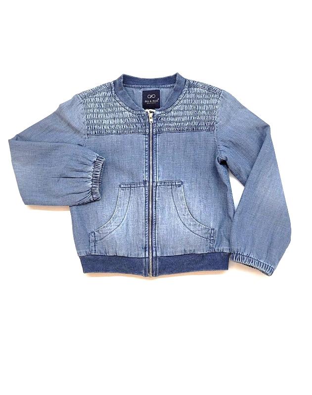 Toddler Denim Bomber Jacket