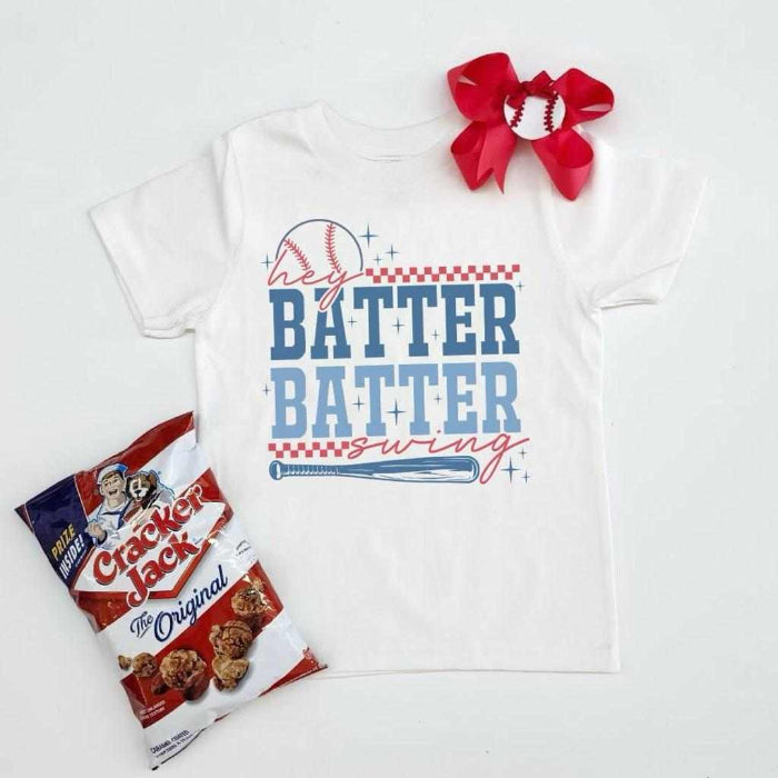 Hey Batter Batter Swing - White