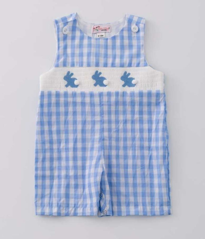 Blue Cottontail Romper