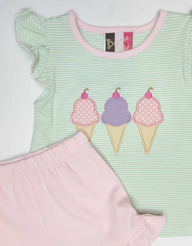 Ice Cream Short Set