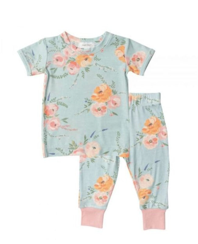 Pretty Peonies Bamboo Loungewear Set