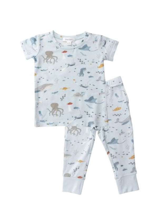 Deep Blue Explorer Bamboo Loungewear Set