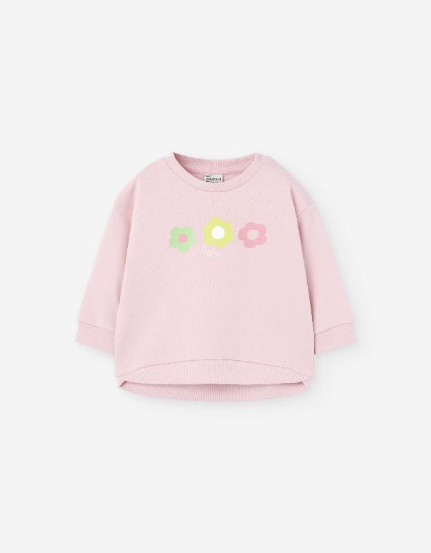 Pink Flower Sweatshirt