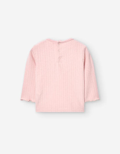 Pink Ribbed Top