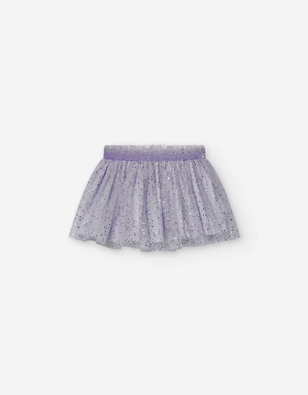 Purple Starry Night Tulle Skirt