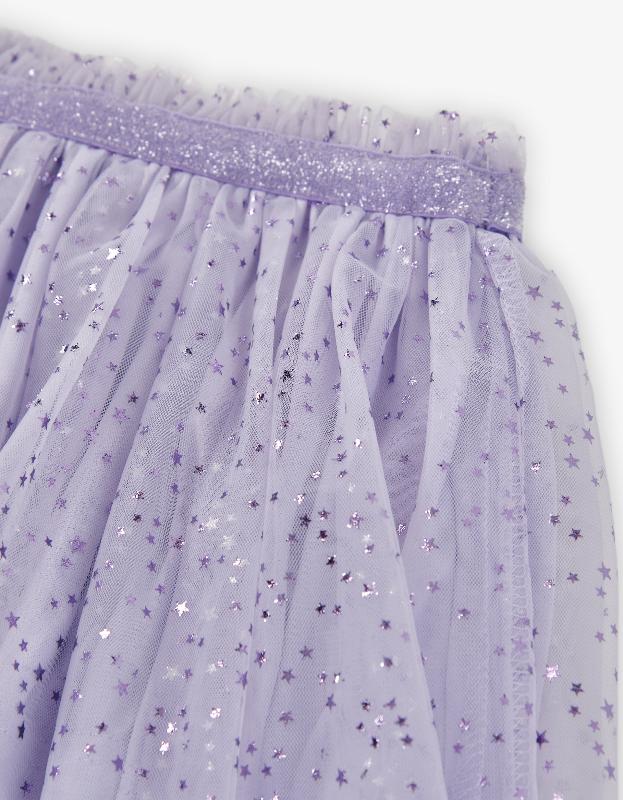 Purple Starry Night Tulle Skirt