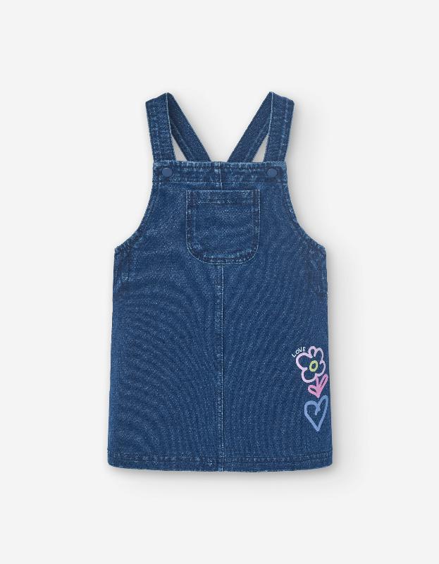 Denim Overall Skirt