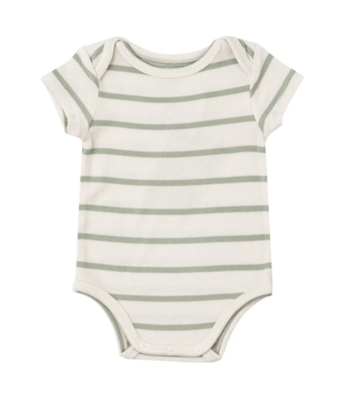 Stripe Bodysuit - Desert Sage