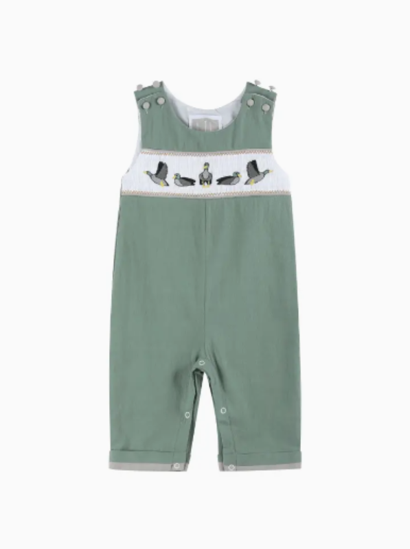 Mallard Smocked Overalls