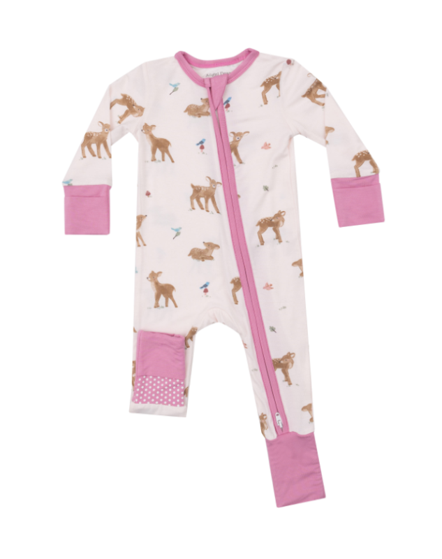 Soft Deer Bamboo 2 Way Zipper Romper