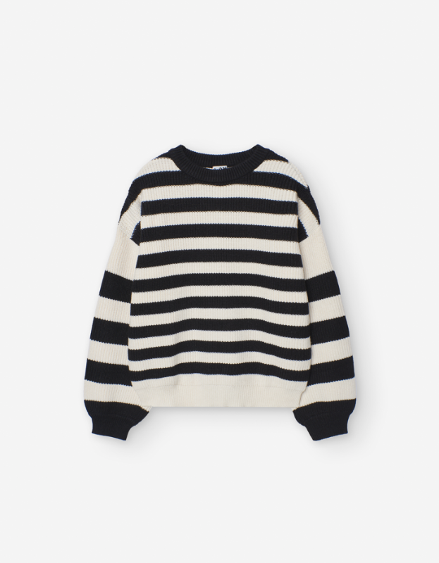 Black & White Stripe Sweater