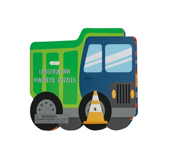 Construction Magnetic Puzzle Book