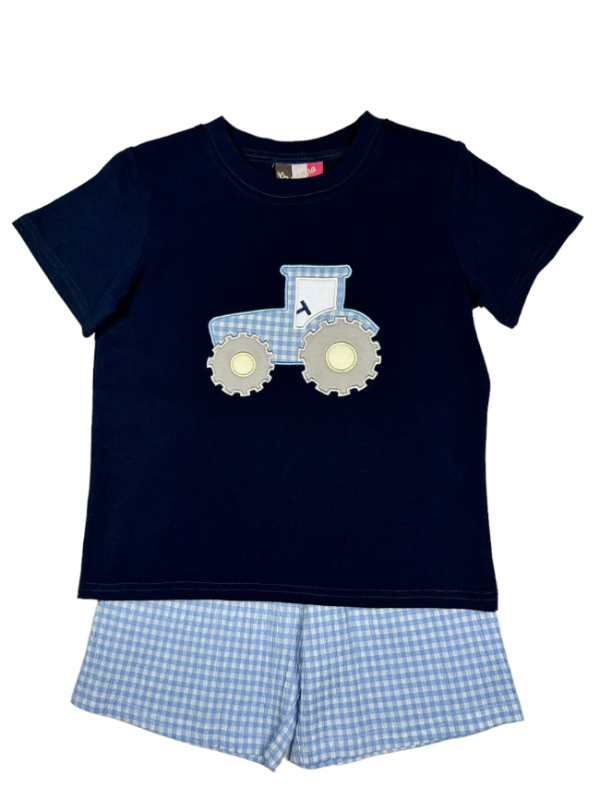 Boys Tractor Short Set