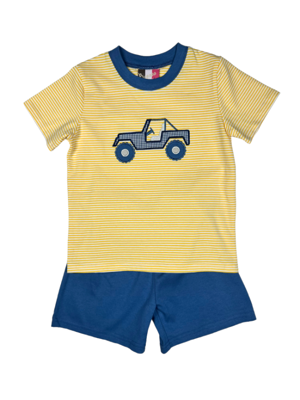 Jeep Applique Short Set