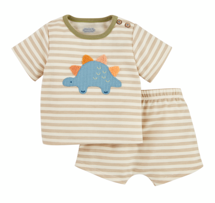 Dino Applique Short Set