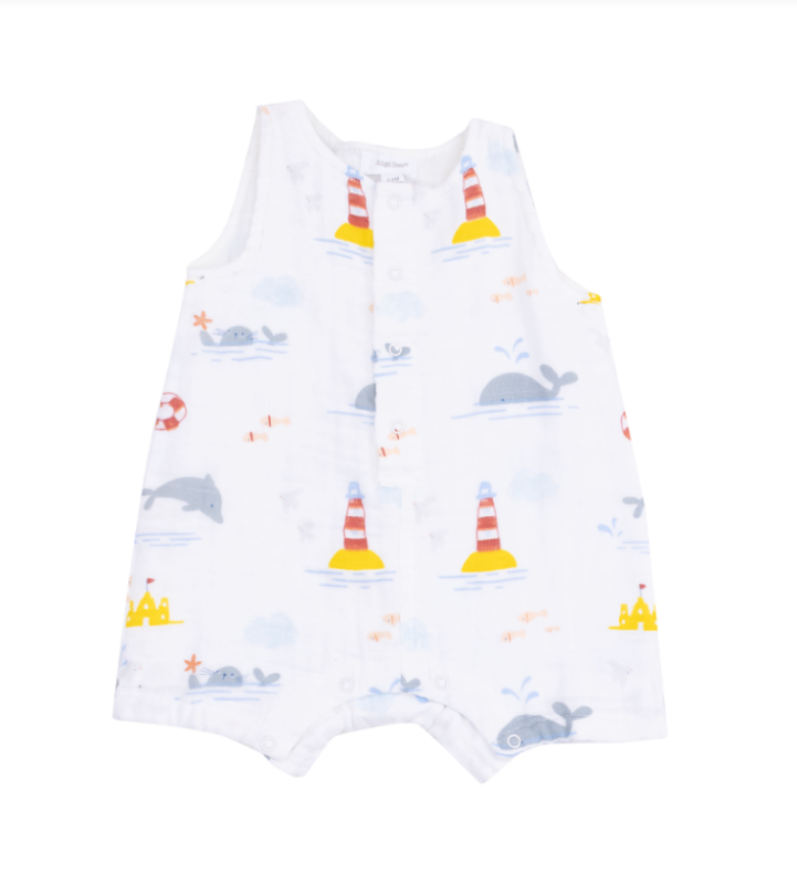 Take Me To The Sea Muslin Shortie Romper