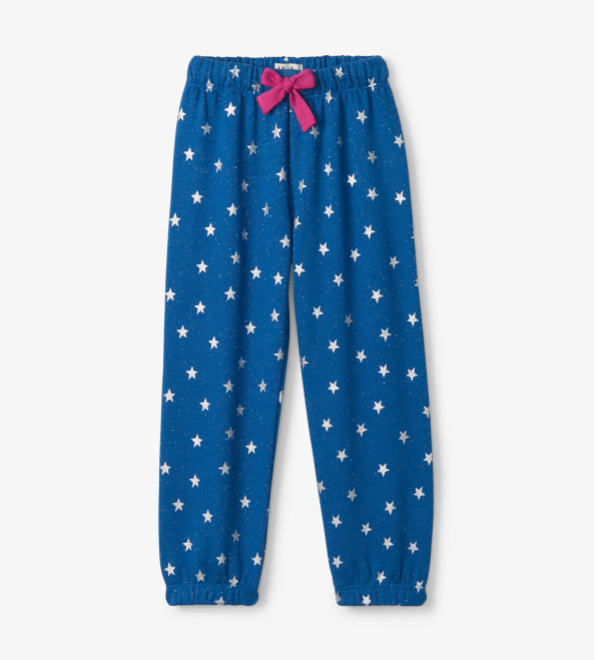 Girls Falling Stars Baggy Track Pants