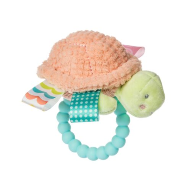 Taggies Tippy Turtle Teether Rattle