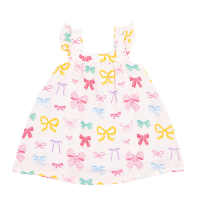 Colorful Bows Muslin Sundress