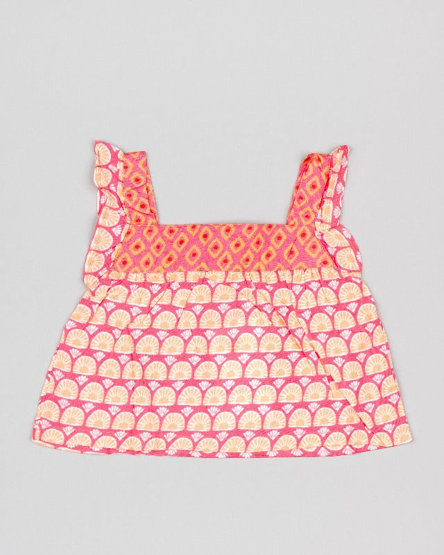 Peach & Coral Swing Tank