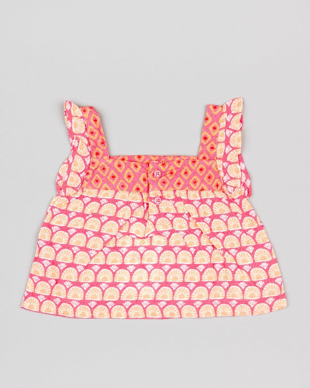 Peach & Coral Swing Tank